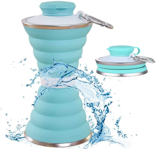 Are you looking for a sleek and reliable beverage container? The 500ml Slim Fit Leak Proof Diva Bottle Cup is perfect for water, coffee, tea, or any drink of your choosing.  On the move and ready to go!     Collapsible travel bottle cup made from food-grade silicone. BPA-free and odourless. This would be the best water bottle you've ever owned.