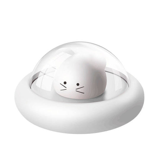 Space Cute Mouse Pat Kleines Nachtlicht, USB-Aufladung, niedliche LED-Leuchte in der Nacht