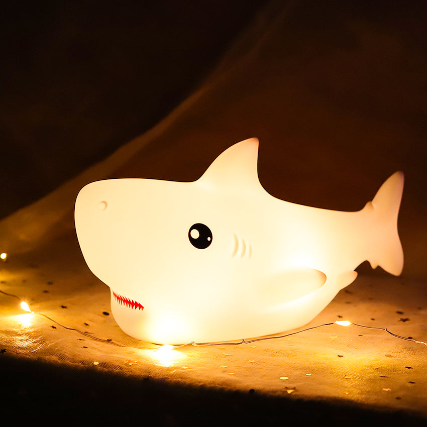 Home Creative Ocean Shark Silicone Night Light